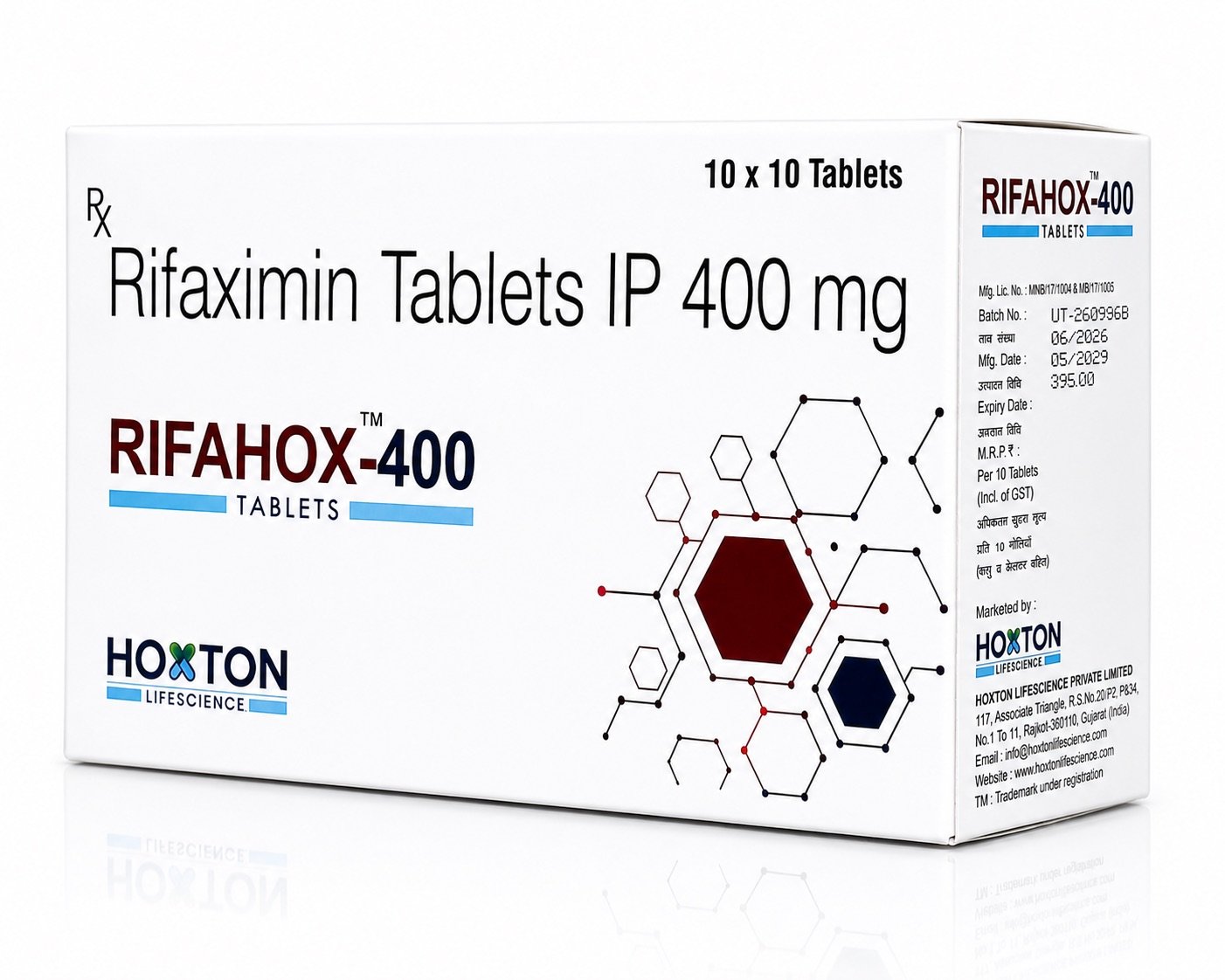 RIFAHOX - Rifaximin 200 mg, 400 mg & 550 mg Tablets