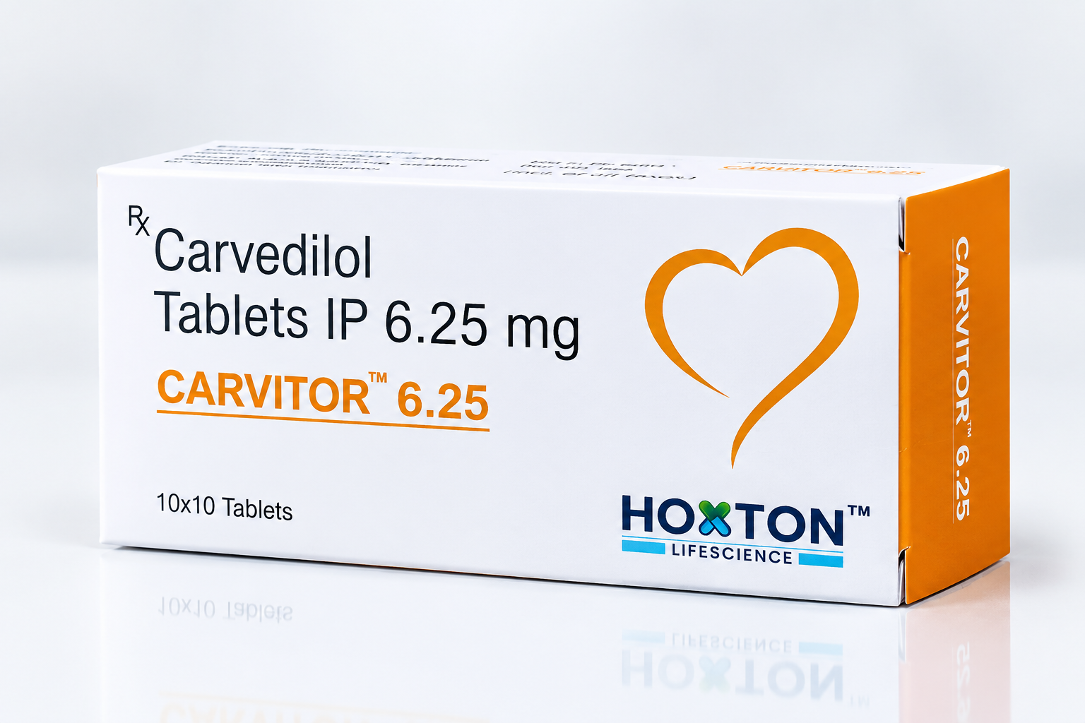 CARVITOR - Carvedilol 3.125 mg & 6.25 mg Tablets